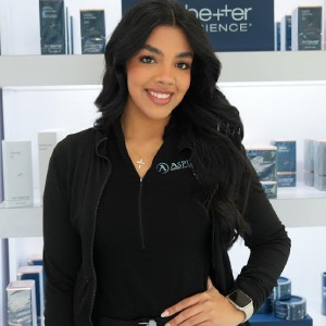 Ayebran Aguilar at Aspire MedSpa and Beauty Bar in Tampa, FL