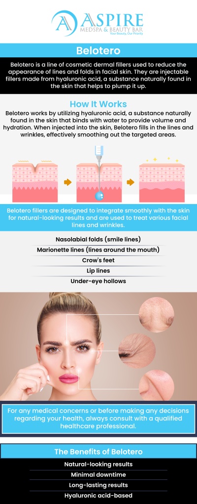 Belotero filler smooths fine lines and wrinkles by adding natural volume to areas like the face, lips, and under-eye region. This treatment offers subtle, even results, helping you look refreshed and youthful without a heavy or overdone appearance. Visit our team to restore your facial volume. For more information, contact us or schedule an appointment online. We are conveniently located at 12932 N Dale Mabry Hwy, Tampa, FL 33618.