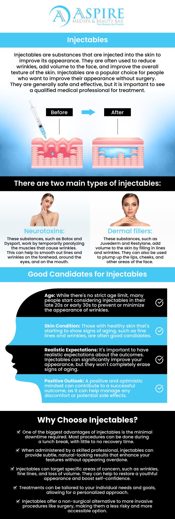 Common questions asked by clients: How long do the effects of cosmetic injectables last? Are cosmetic injectables safe? What areas can be treated with cosmetic injectables? How quickly will I see results from cosmetic injectables? For more information, contact us or schedule an appointment online. We are conveniently located at 12932 N Dale Mabry Hwy, Tampa, FL 33618. We serve clients from Tampa FL, Egypt Lake-Leto FL, Town ‘n’ Country FL, Westchase FL, Temple Terrace FL, Lutz FL, Oldsmar FL, Keystone FL, Wesley Chapel FL, and surrounding areas. Common questions asked by clients: How long do the effects of cosmetic injectables last? Are cosmetic injectables safe? What areas can be treated with cosmetic injectables? How quickly will I see results from cosmetic injectables? For more information, contact us or schedule an appointment online. We are conveniently located at 12932 N Dale Mabry Hwy, Tampa, FL 33618. We serve clients from Tampa FL, Egypt Lake-Leto FL, Town ‘n’ Country FL, Westchase FL, Temple Terrace FL, Lutz FL, Oldsmar FL, Keystone FL, Wesley Chapel FL, and surrounding areas.