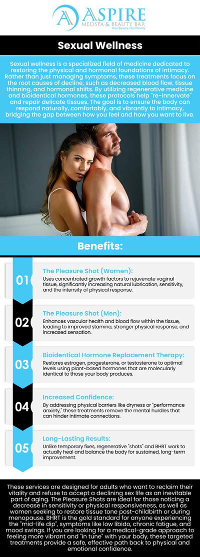 Common questions asked by clients: What are the common treatments available for improving sexual wellness? How can lifestyle changes impact sexual wellness and performance? What role does hormone therapy play in sexual wellness for both men and women? Are there non-invasive treatments for sexual wellness concerns? For more information, contact us or schedule an appointment online. We are conveniently located at 12932 N Dale Mabry Hwy, Tampa, FL 33618. We serve clients from Tampa FL, Egypt Lake-Leto FL, Town ‘n’ Country FL, Westchase FL, Temple Terrace FL, Lutz FL, Oldsmar FL, Keystone FL, Wesley Chapel FL, and surrounding areas.

