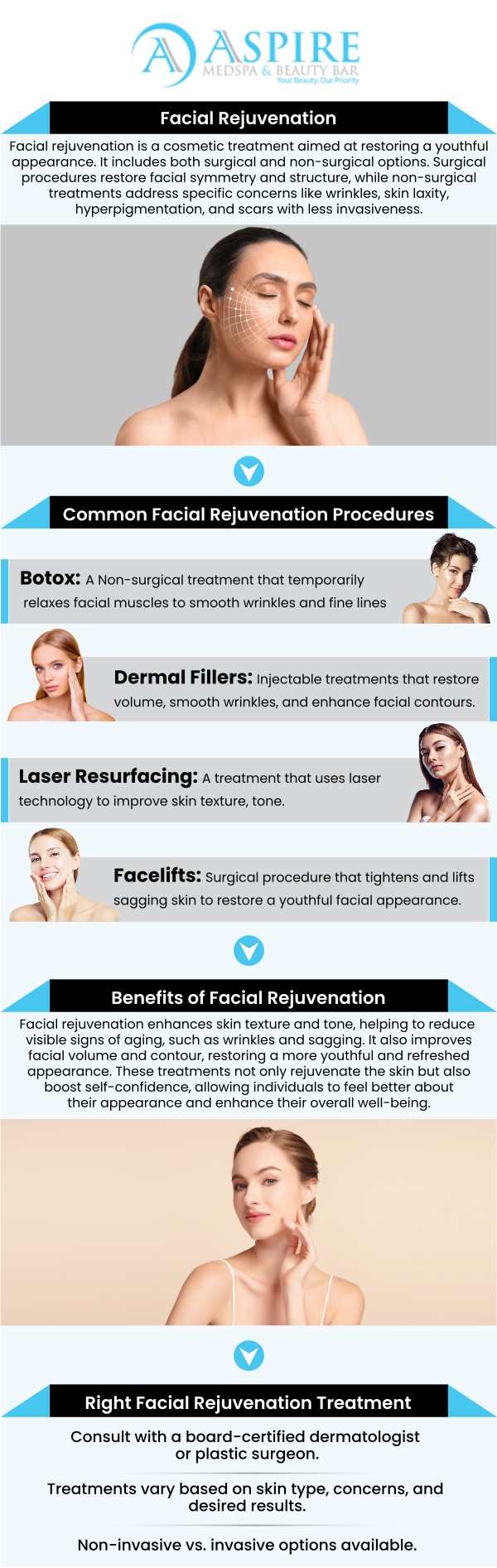 Common questions asked by clients: How can facial rejuvenation improve skin tone and texture? Are there non-surgical options for facial rejuvenation? What should I expect during a facial rejuvenation procedure? How long do the results of facial rejuvenation treatments typically last? For more information, contact us or schedule an appointment online. We are conveniently located at 12932 N Dale Mabry Hwy, Tampa, FL 33618. We serve clients from Tampa FL, Egypt Lake-Leto FL, Town ‘n’ Country FL, Westchase FL, Temple Terrace FL, Lutz FL, Oldsmar FL, Keystone FL, Wesley Chapel FL, and surrounding areas.
