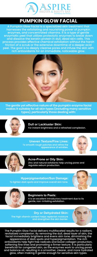 Common questions asked by clients: What is a Pumpkin Glow Facial and how does it benefit the skin? How often should I get a Pumpkin Glow Facial for best results? Is the Pumpkin Glow Facial suitable for sensitive or acne-prone skin? How long do the results of a Pumpkin Glow Facial typically last? For more information, contact us or schedule an appointment online. We are conveniently located at 12932 N Dale Mabry Hwy, Tampa, FL 33618. We serve clients from Tampa FL, Egypt Lake-Leto FL, Town ‘n’ Country FL, Westchase FL, Temple Terrace FL, Lutz FL, Oldsmar FL, Keystone FL, Wesley Chapel FL, and surrounding areas.